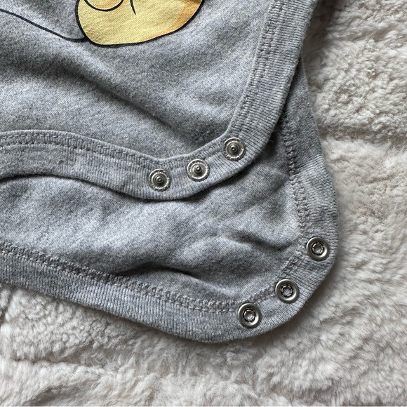 Disney Baby | Grey "Mickey Mouse" Onesie | Size 3-6 Months - Picture 5 of 10